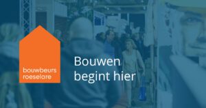 Logo Bouwbeurs Roeselare - 'Bouwen begint hier'