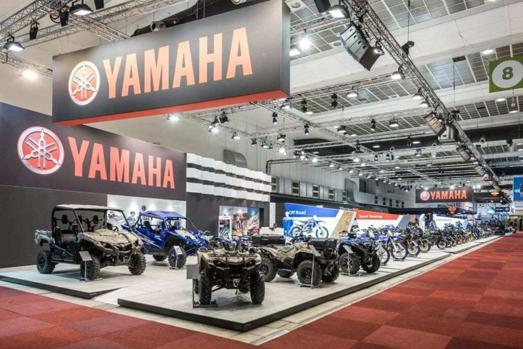 Beursstand Yamaha op Autosalon.