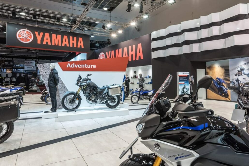 Beursstand Yamaha op Autosalon.