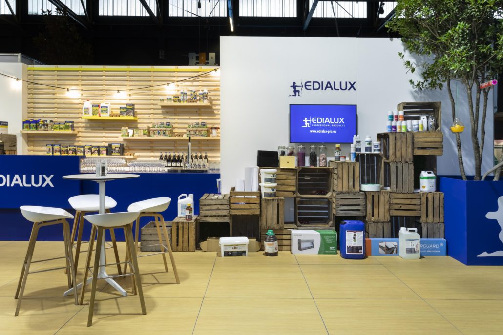 Wanneer je kiest voor Expo Z, kies je voor service van A tot Z. Beursstand Edialux op Greenexpo