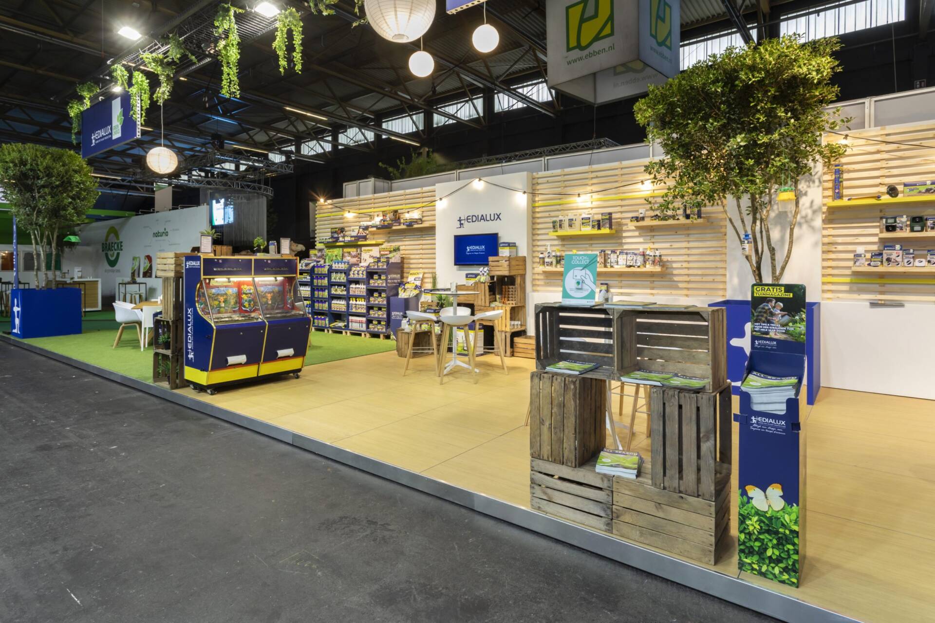 Elk ontwerp van Expo Z is een ontwerp op maat. Beursstand Edialux op Greenexpo